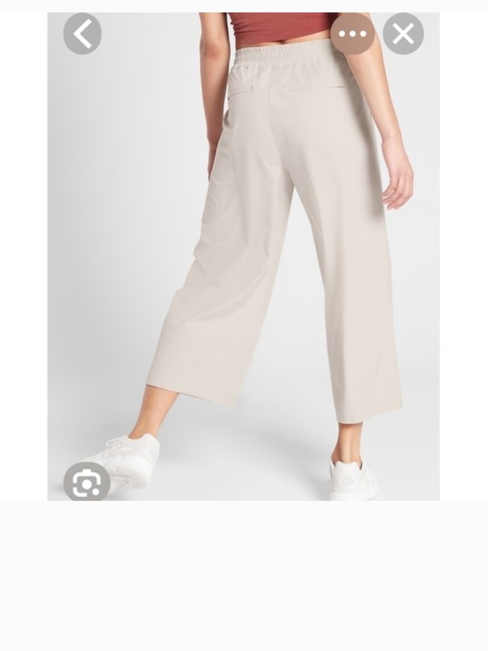 Athleta Avenue Wide Leg Crop Pants-size 18
